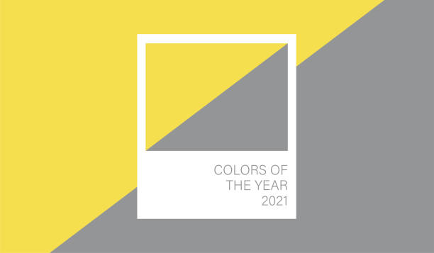 illustrazioni stock, clip art, cartoni animati e icone di tendenza di ultimate gray e illuminante, colorazione della texture del tessuto tessile nel colore di tendenza dell'anno 2021 - pantone 2021