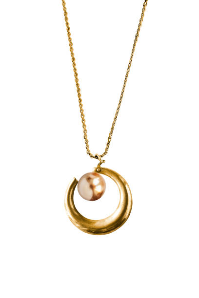 istock Gold necklace isolated 1292444911