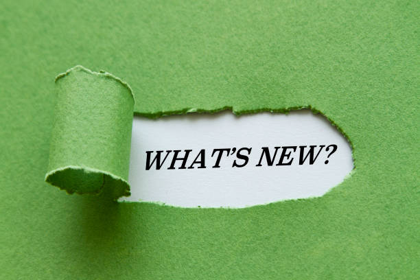 What is new? stock photo