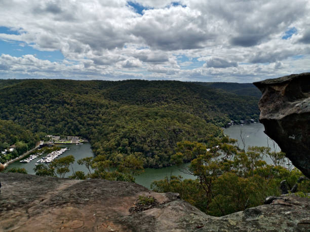 istock Mountain and valley landscape, Berowra Heights, Sydney, Australia 1292461205