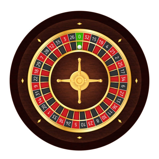 istock European Realistic Casino Roulette Wheel on White Background 1292462595