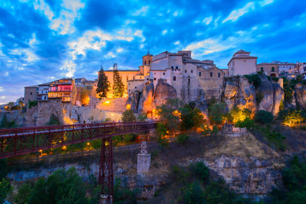 istock Hanging houses and San Pablo bridge in Cuenca, Spain 1292469830