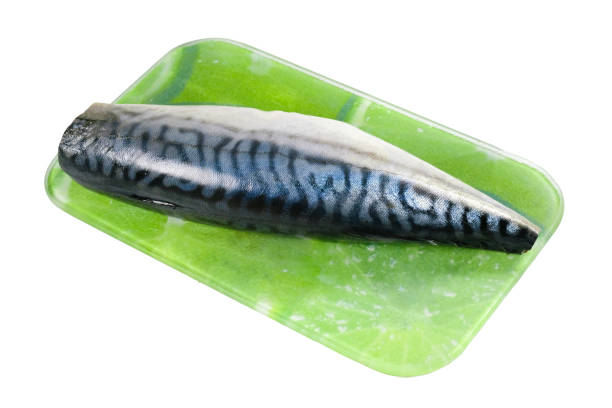 Fresh herring isolated on a white background. Seafood.