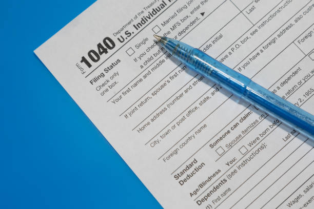 istock American Tax Form 1040 1292476319