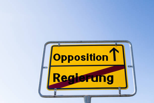 istock Sign Opposition Government german 