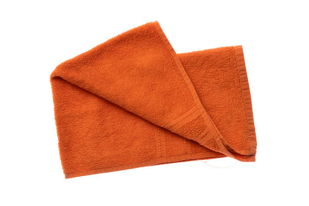 istock a fluffy colored towel isolated on white background 1292485675