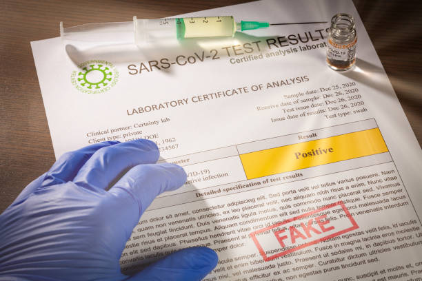 istock Positive test result document for SARS-CoV-2 coronavirus causing COVID-19 1292486649