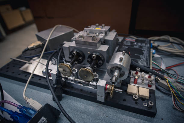 istock Particle accelerator equipment in science laboratory for nuclear physics research 1292487665