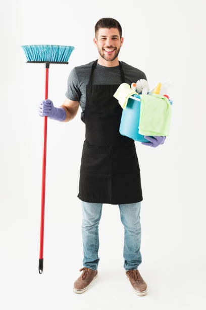 istock Full length of a latin man ready to do some housework 1292488344