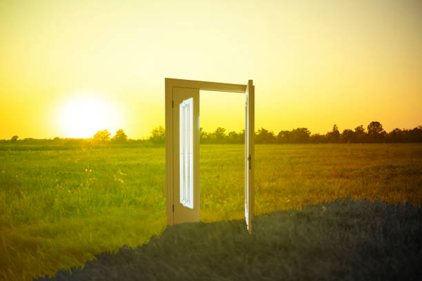 istock opened door into the new workld, entrance to another life creative idea 1292495869