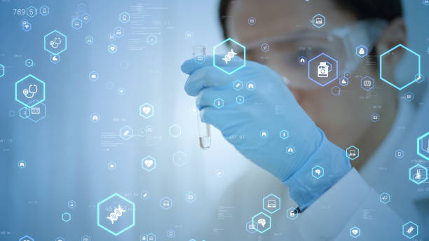 istock Medical technology concept. Scientific research laboratory. Pharmacy. Medtech. 1292515882