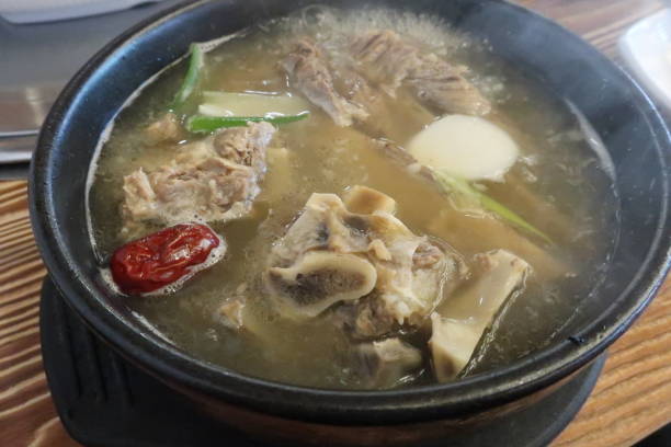 istock Korean traditional galbitang in earthen pot 1292523489