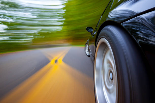 istock Sportscar Driving motion. 1292526347