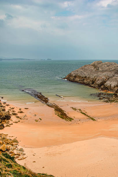 istock Sea cove at sunset , solitary 1292526730
