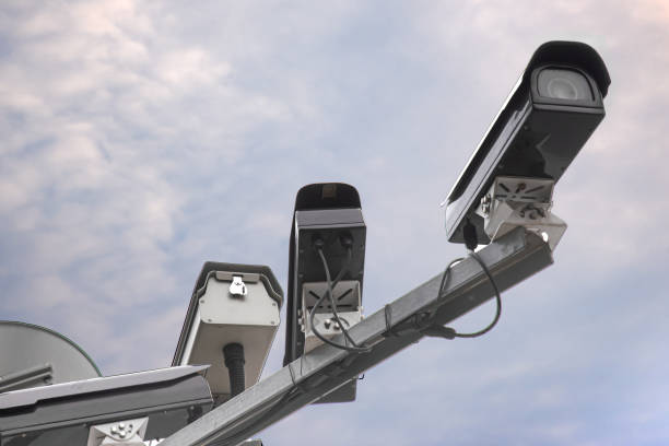 Security cameras for street surveillance