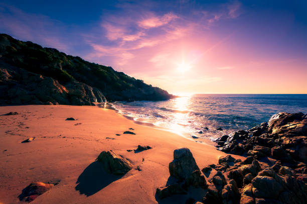 istock Sunset at a Beach - Spiaggia del Morto 1292533830