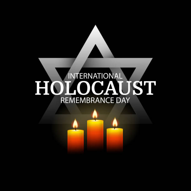 ilustrações de stock, clip art, desenhos animados e ícones de holocaust remembrance day - holocaust