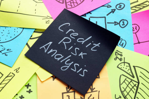 istock Credit Risk Analysis words on black memo stick. 1292546693
