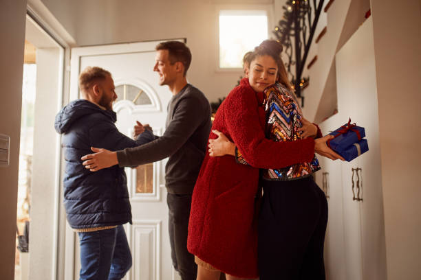 istock Friends Gathering For New Years Party 1292553553