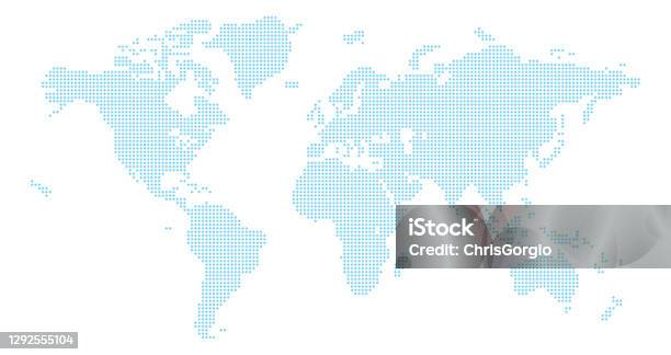 Diamond Layout World Map Diamond Flat Squares Map World Background Stock Illustration - Download ...