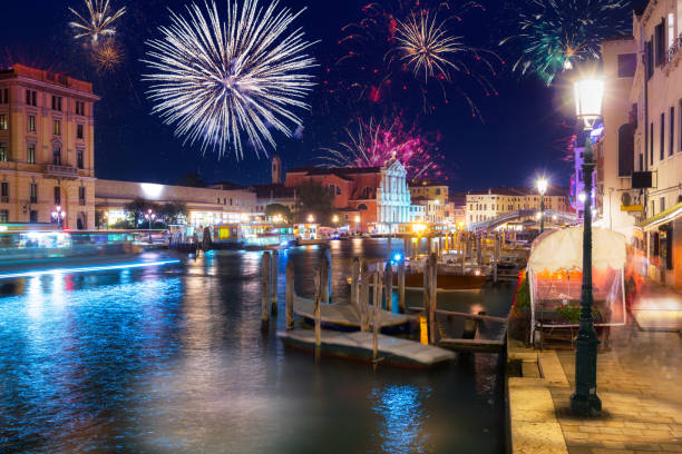 istock New Years firework display over Grand Canal in Venice 1292555943