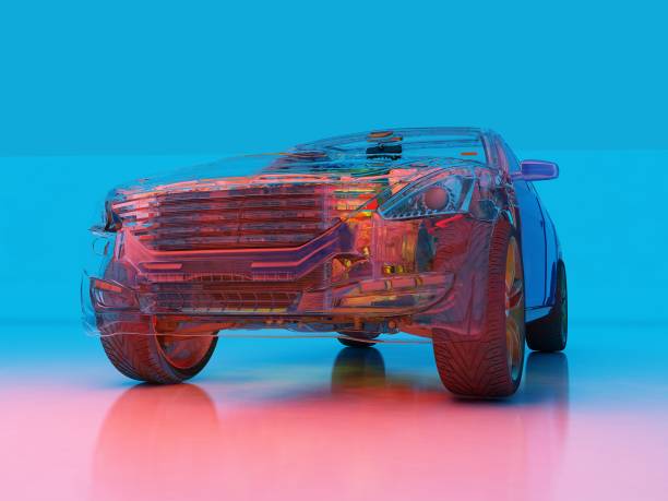 istock Transparent model cars. 1292559989