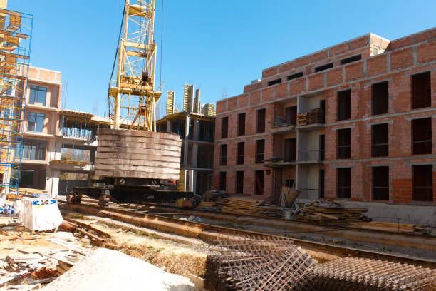 istock Construction of new high-rise office building 1292564862