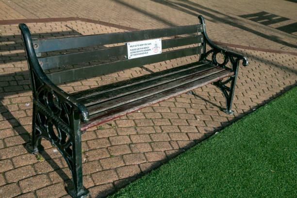 istock Social Distancing at Brighton Marina, England 1292571646