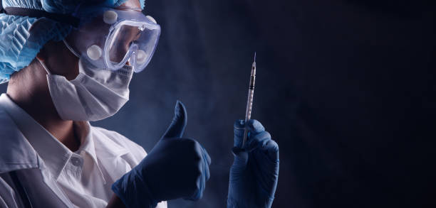 istock Scientist shows successful vaccine covid in hand 1292571765