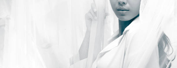 istock woman express feeling happy in Morning time high key exposure 1292571863