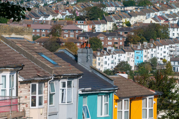 istock Row Houses on Islingword Road in Brighton, England 1292572995