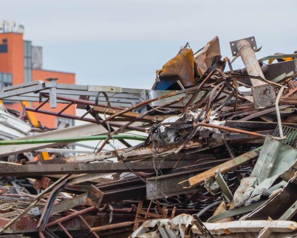 istock Dumpsite with many metal Trash 1292573941
