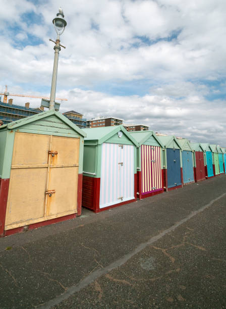 istock Hove Beach Huts in Brighton & Hove, England 1292574129