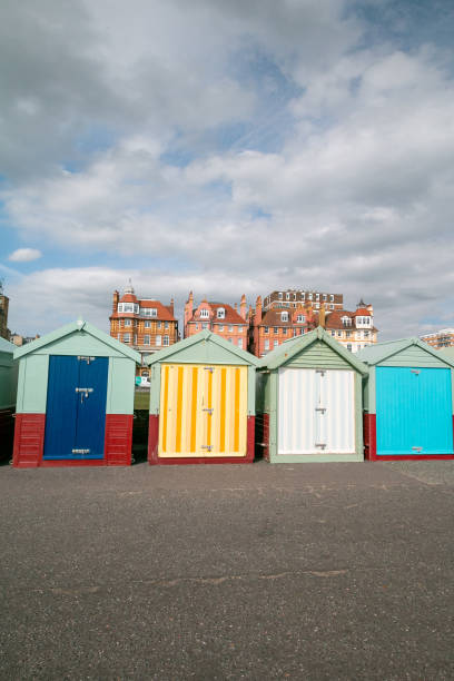 istock Hove Beach Huts in Brighton & Hove, England 1292574251