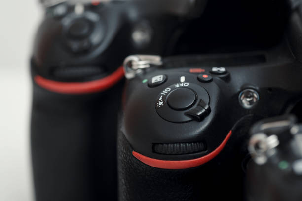 istock Bucharest, Romania: December 19, 2020: Nikon cameras in row, close up shot. 1292574284