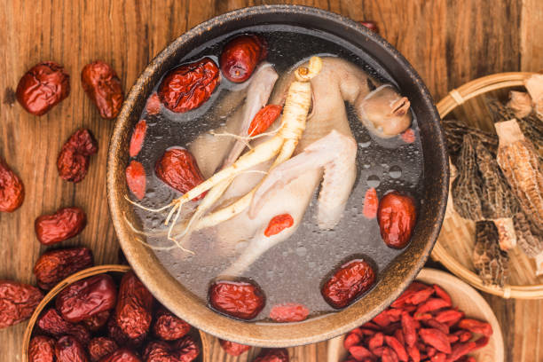 istock Chinese Cuisine: Stewed Pigeon Soup with Ginseng 1292578509