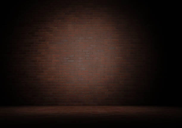 istock Red bricks texture on wall and floor great city urban background view from front 3d rendering 1292583068