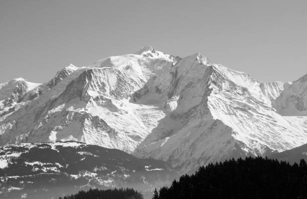 winter landscape in the French Alps