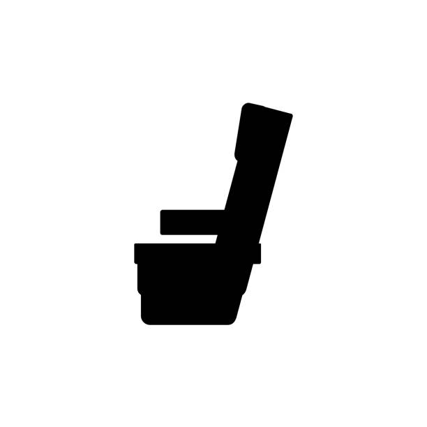 Airplane seat vector icon. Isolated plane seat, bus, train seat flat emoji, emoticon symbol - Vector Airplane seat vector icon. Isolated plane seat, bus, train seat flat emoji, emoticon symbol - Vector airplane seat stock illustrations