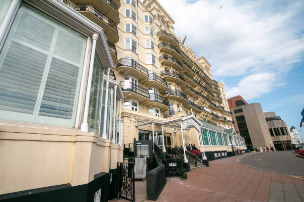 empress suite at the grand brighton hotel, à east sussex - margaret thatcher photos et images de collection