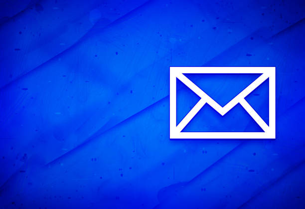 istock Email icon abstract watercolor painting dark blue background illustration 1292588463