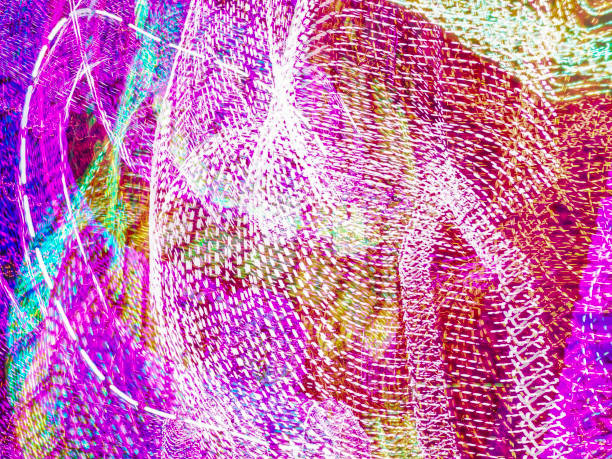 istock Light trails of LEDs at a holiday event 1292589953