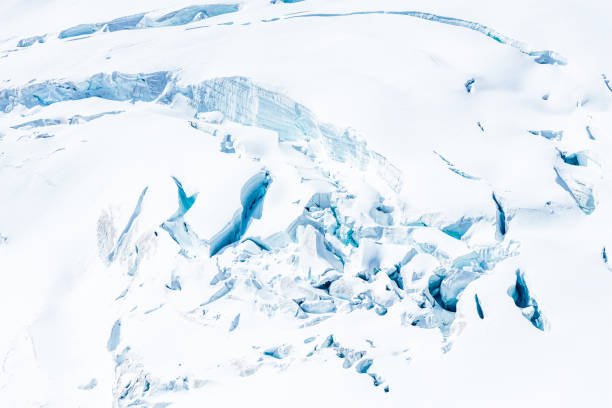 istock arial view from the top at a crack of glacier 1292593478