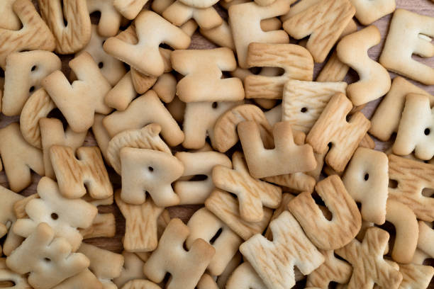 istock Heap of letter biscuits on the table 1292594687