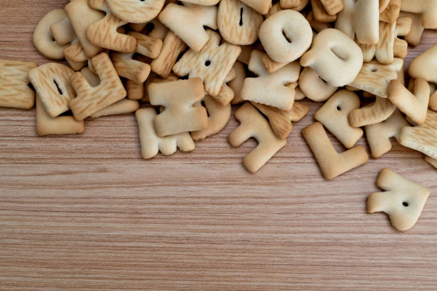 istock Heap of letter biscuits on the table 1292594875