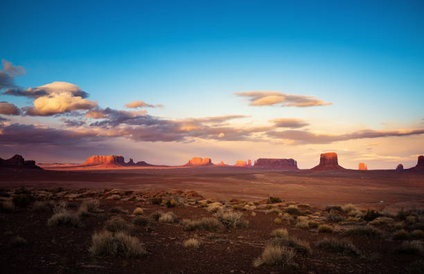 istock Monument Valley Tribal Park Arizona at sunset 1292594913