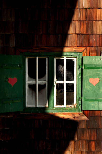 istock red hearts painted on wooden shutters 1292598309