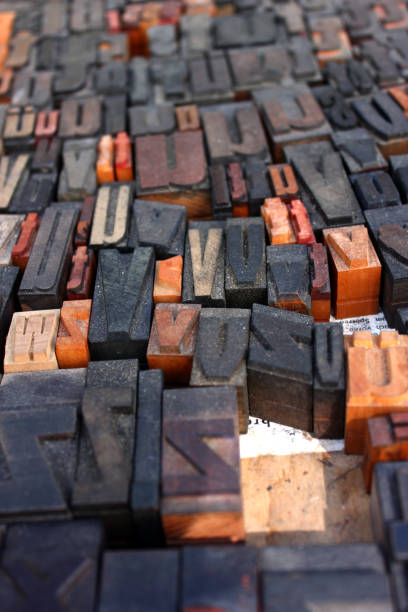 istock Wooden Letters for a Letterpress 1292599878