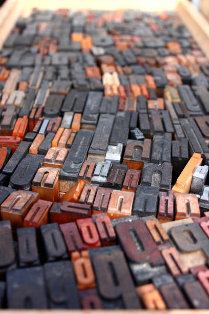 istock Wooden Letters for a Letterpress 1292599882