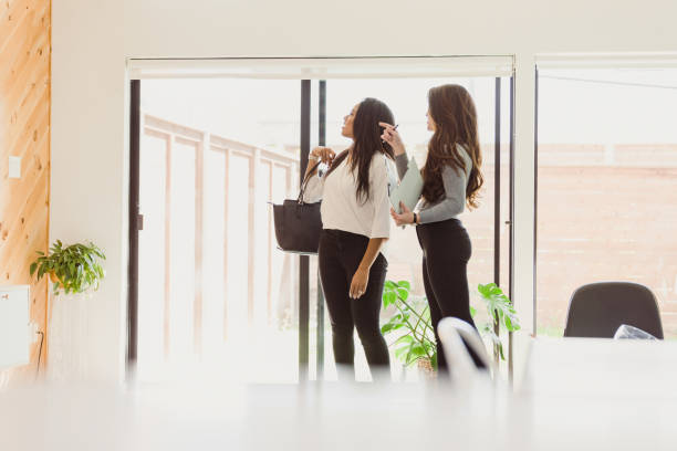 istock Interested homebuyer looks at modern home 1292600762
